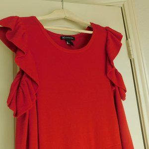 Red Cold Shoulder Dress